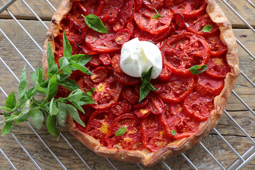 Torta salata ai pomodori