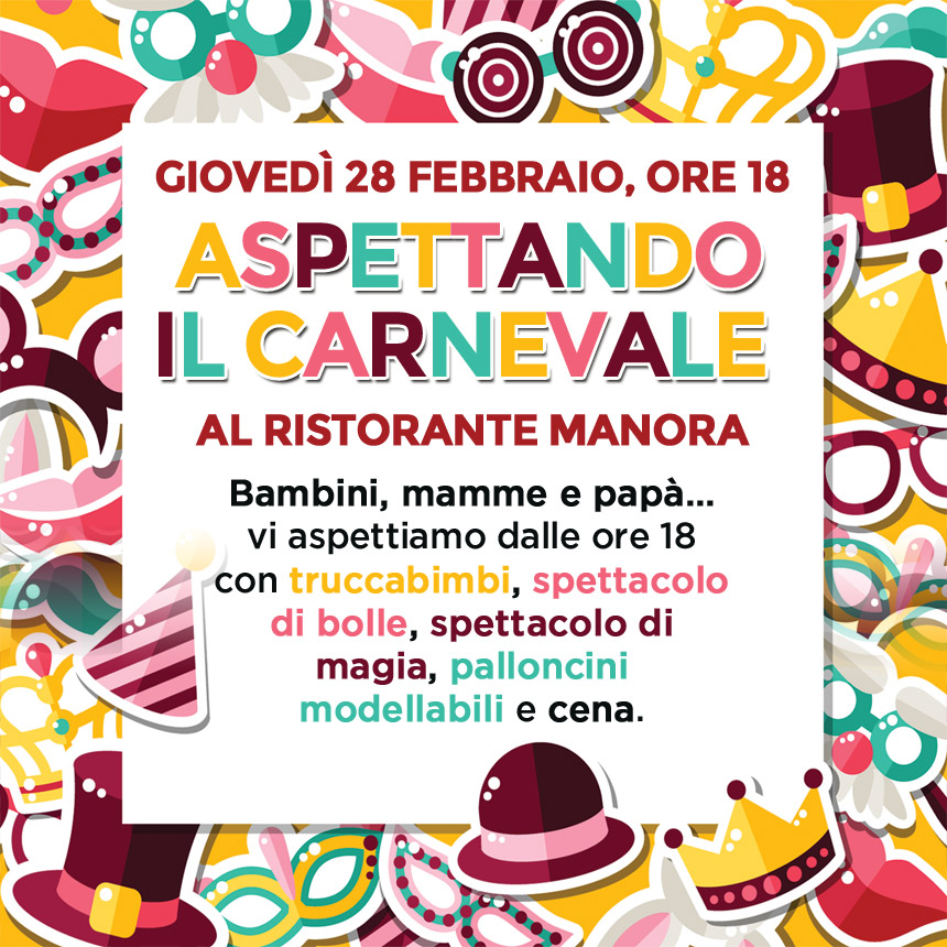 Carnevale 2019 al Ristorante Manora di Balerna