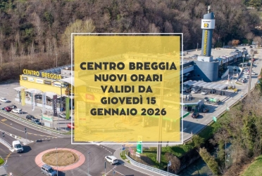 Centro Breggia: i nuovi orari in vigore da giovedì 15 gennaio 2026