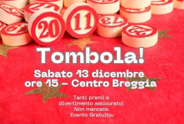 Tombolata di Natale al Centro Breggia