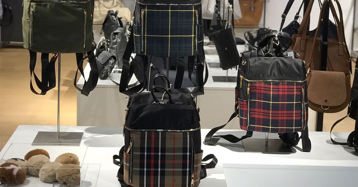 Strepitosi zainetti motivo tartan  di Manor Woman