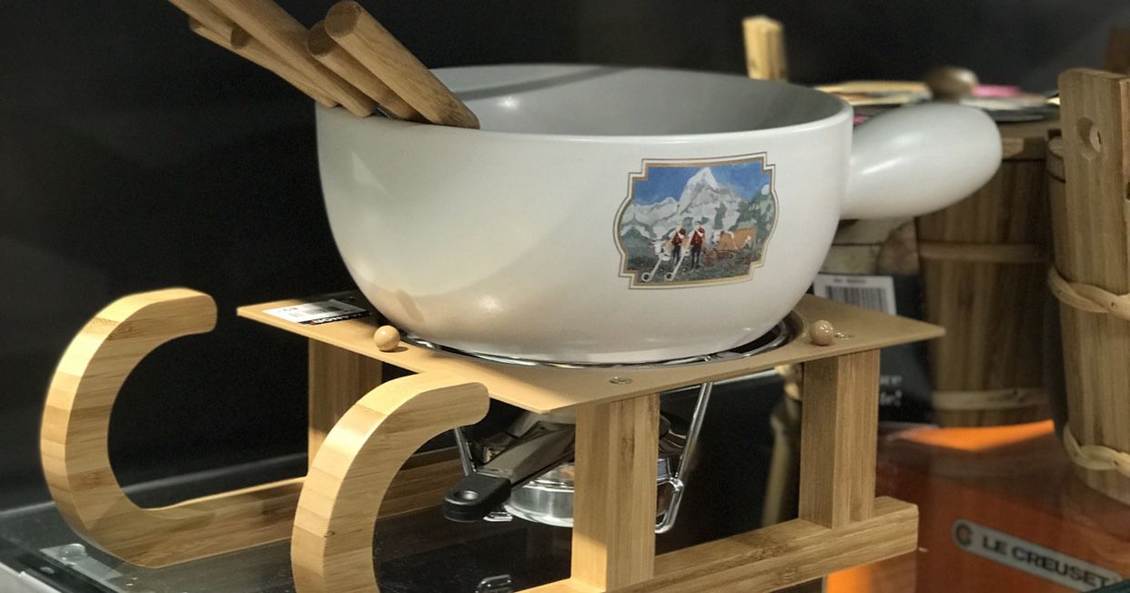 Fondue sulla slitta!