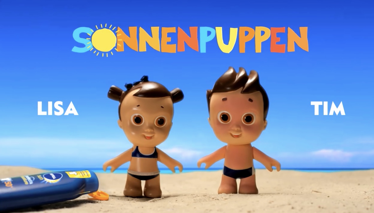 Lisa e Tim: le due bambole solari di Nivea